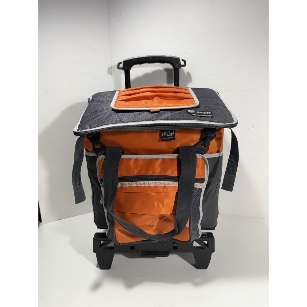 Ci Sport Platinum Collapsible Cooler W/ A T‎ CART Wheeled Picnic Camping Boating